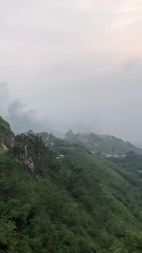 View over the mountains Stock Footage 241817974