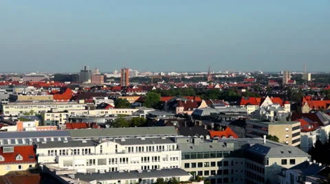 View over munich Stock Footage 32782434