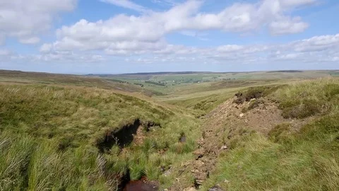 View over the north Pennines Video stock 80280833