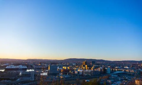 View over Oslo Stock Photos