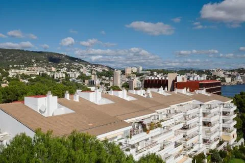 View over Palma de Mallorca, Balearic Islands Stock Photos