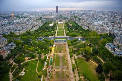 View over Paris Fotos Stock