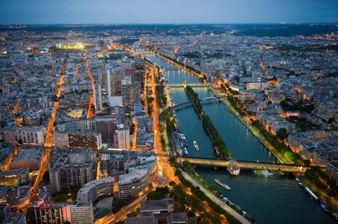 View over Paris Stock Photos