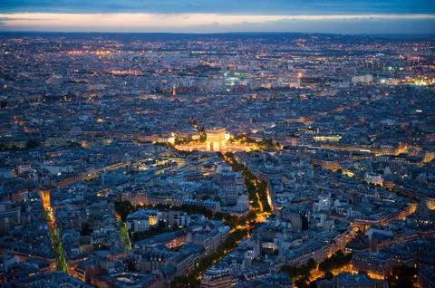 View over Paris Stock Photos