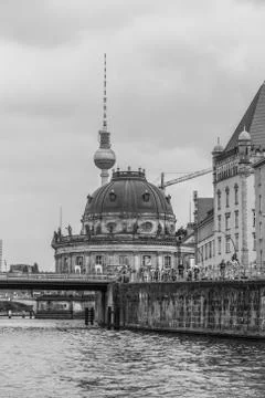 A view over a part of Berlin. Stock Photos