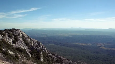 View Over Provence From Mountain Stock Footage 97298831