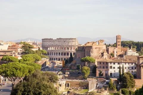 View over Rome Stock Photos