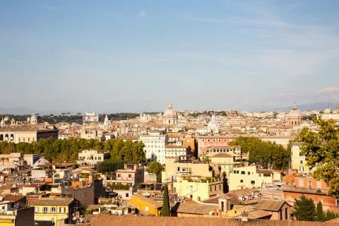 View over Rome Stock Photos