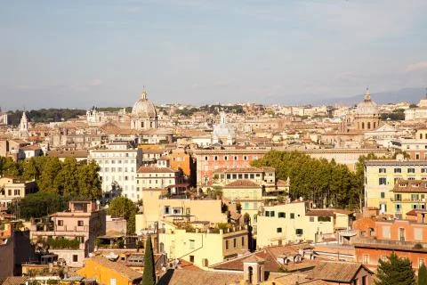 View over Rome Stock Photos