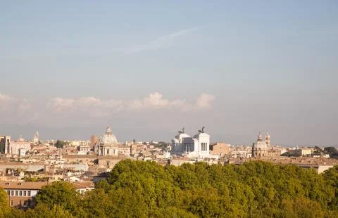 View over Rome Stock Photos