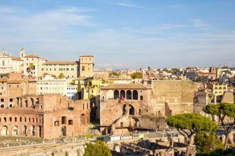 View over Rome Stock Photos