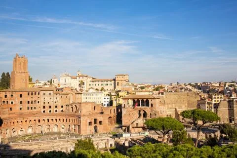 View over Rome Stock Photos