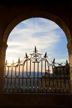 View over ronda Stock Photos