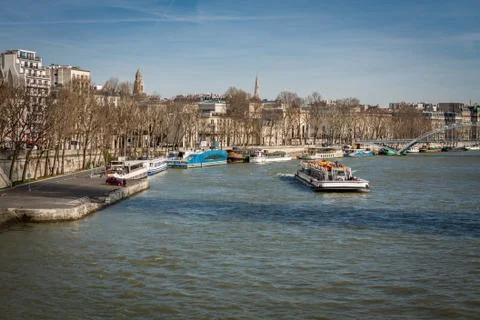View over the rooftops of Paris Stock Photos