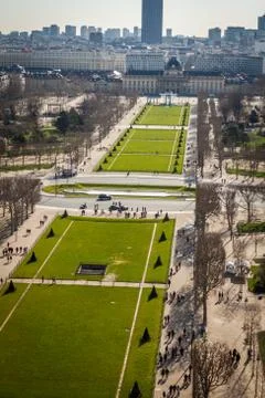 View over the rooftops of Paris Stock Photos