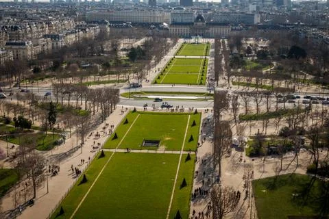 View over the rooftops of Paris Stock Photos