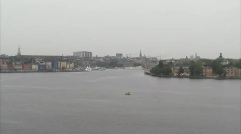 View over Stockholm Video stock 11340981