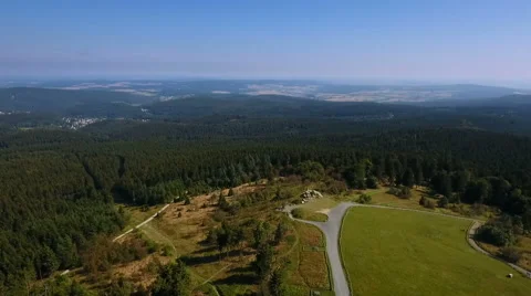View over the Taunus uplands Stock-Footage 66252183