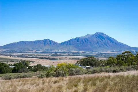 View over Tulbagh Stock Photos