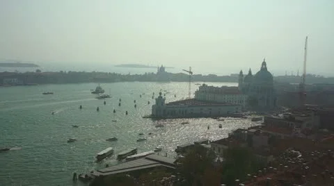 View over Venice Stock Footage 20441775