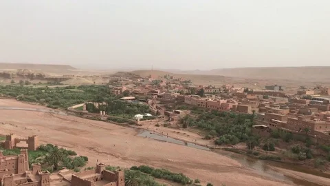 A view over village in Morocco Stock-Footage 80482316