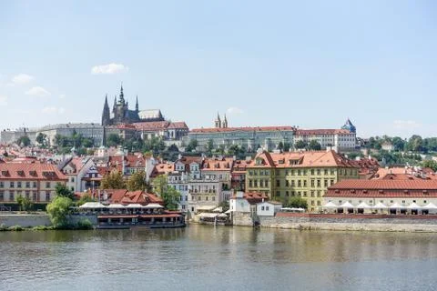 View over the Vltava Stock Photos