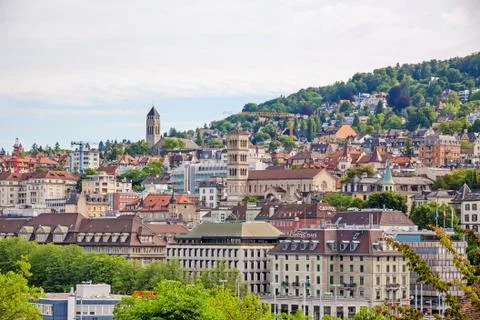 View over Zurich Stock Photos