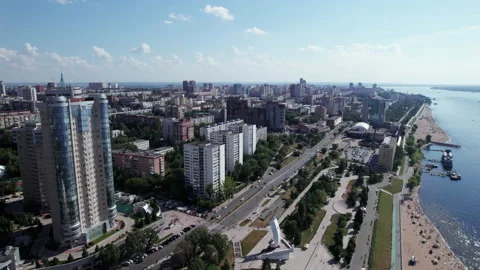 View overlooking the town Stock Footage 217848235