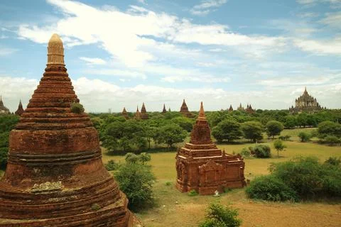 View from a Pagoda Foto stock