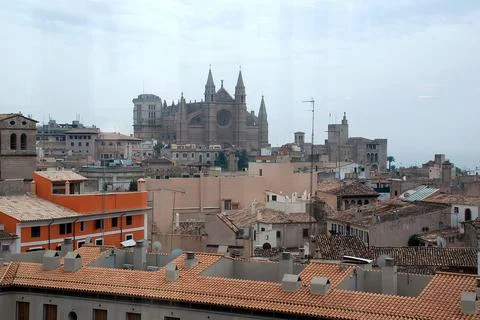 View of Palma city, Majorca Island Stock Photos