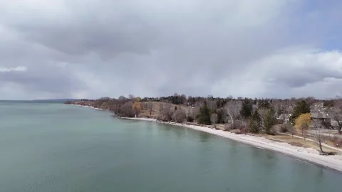 View Of Paradise Beach From Above Stock Footage 305360063