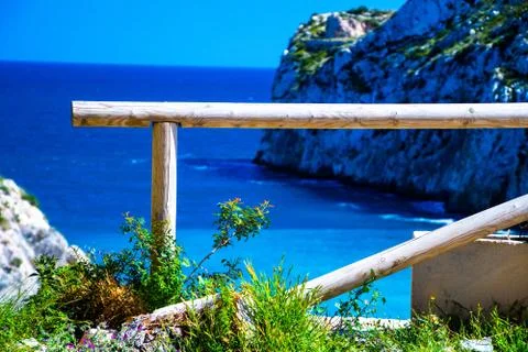 View to  the Paradise Stock Photos