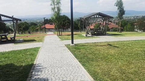 A view a park with. Vídeo Stock 282661524