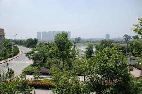 View from the park Stock Photos