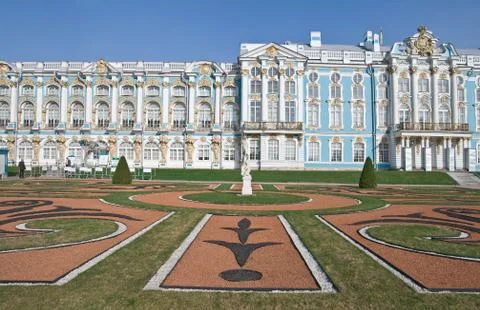 View of park in Pushkin Stock Photos