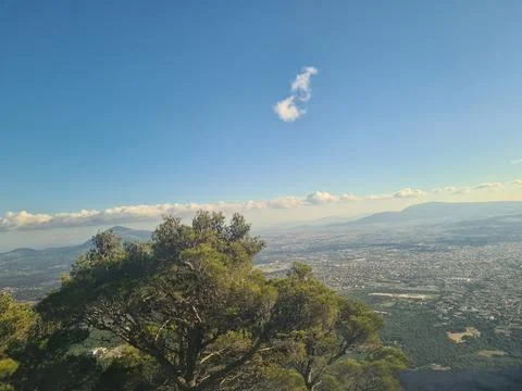 The view from Parnitha, Greece Stock Photos