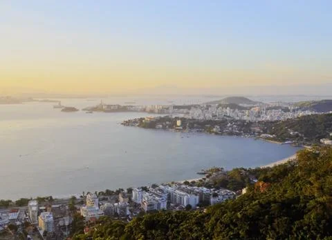 View from Parque da Cidade in Niteroi Stock Photos