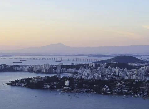 View from Parque da Cidade in Niteroi Stock Photos