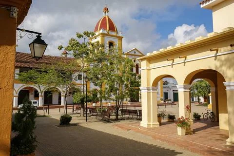 View to Parque De La Inmaculada Concepcion (The Inmaculate Conception Park... Fotos Stock