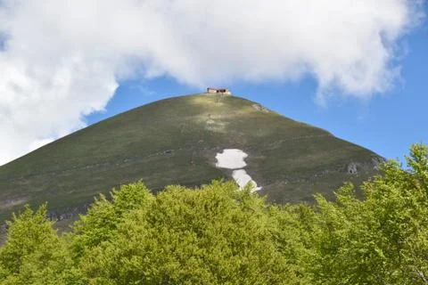 View of particular mountain  스톡 사진