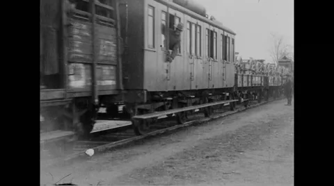 View of passing train Stock Footage 43328975