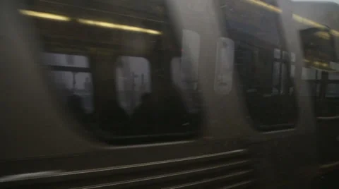 View of passing train, video Stock Footage 35517567