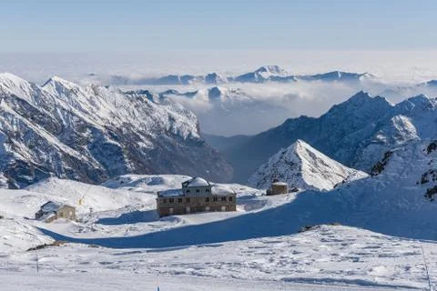 View from Passo Salati Stock Photos