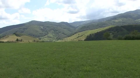 View from the pasture Stock Footage 41127975