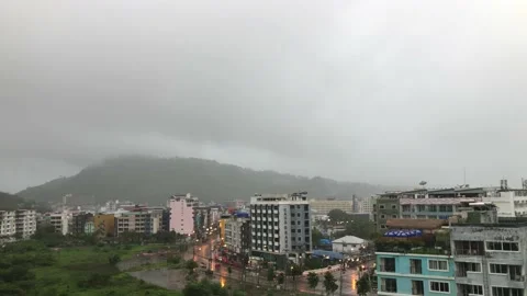 View From Patong, Phuket Condo Window. Early 2020. 動画素材 178646974