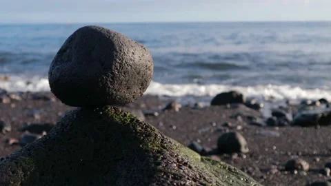 View of pebbles Stock Footage 233812714