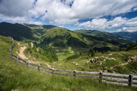 View from Penken mountain Stock Photos