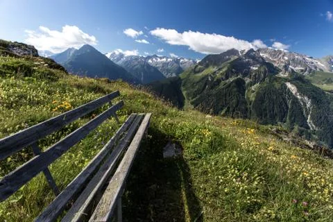 View from Penken mountain Foto stock