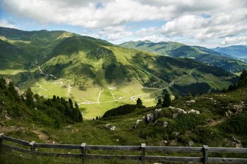 View from Penken mountain Stock Photos
