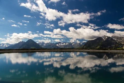 View from Penken mountain Stock Photos